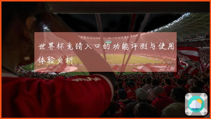 世界杯竞猜入口的功能评测与使用体验分析
